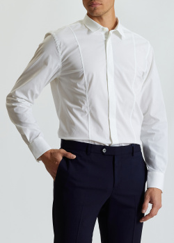 Приталенная рубашка Dondup белого цвета, фото